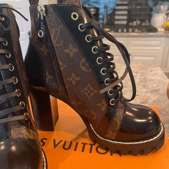 Louis Vuitton Star Trail Ankle Boot Size 37.5 100% Authentic Brand New with Box - Picture 4 of 12